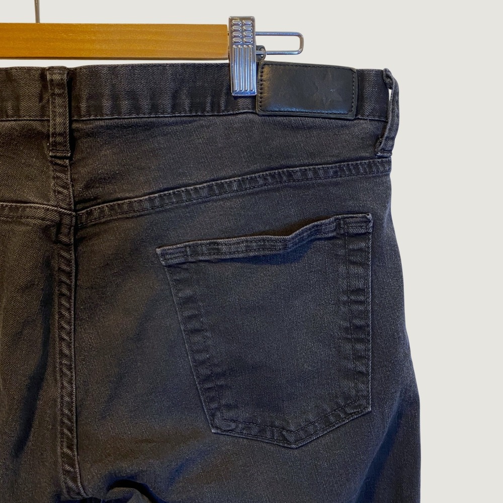Dearborn Denim Jeans Mens 33 Black Excellent Tailored Fit Made in USA 35x36